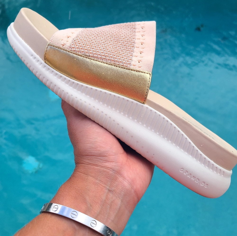 Cole Haan Grand blush slides